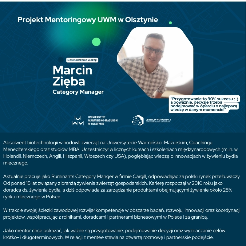 Projekt Mentoringowy UWM Marcin Zięba