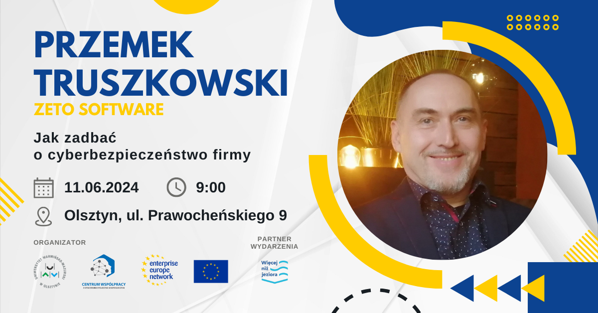 Przemek Truszkowski - prelegent podczas wydarzenia ,,Digitalowe rozwiązania dla biznesu"